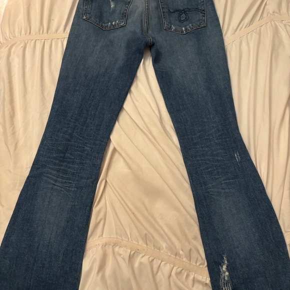 R13 Cropped Kick Jeans Wash Westbourne  Size:25 - Picture 8 of 16